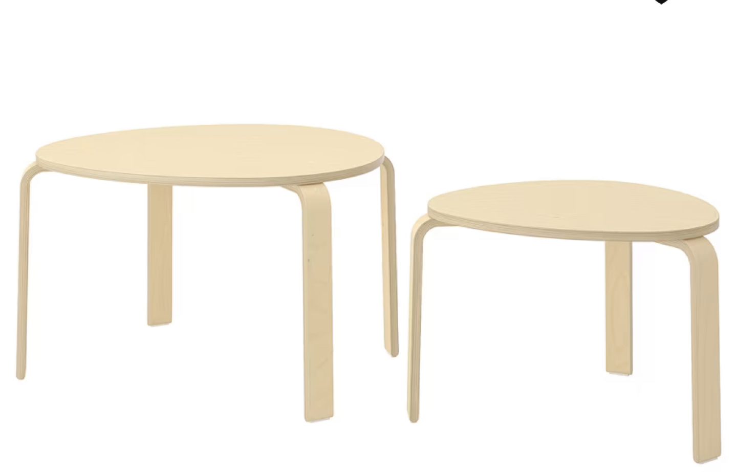 2 SVALSTA coffee tables