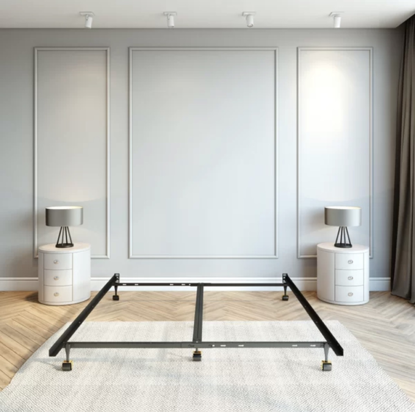 Queen heavy duty metal bed frame
