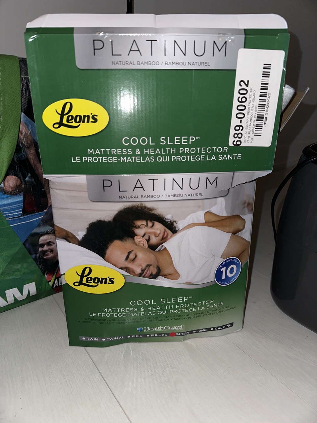 Bamboo Mattress Protector QUEEN