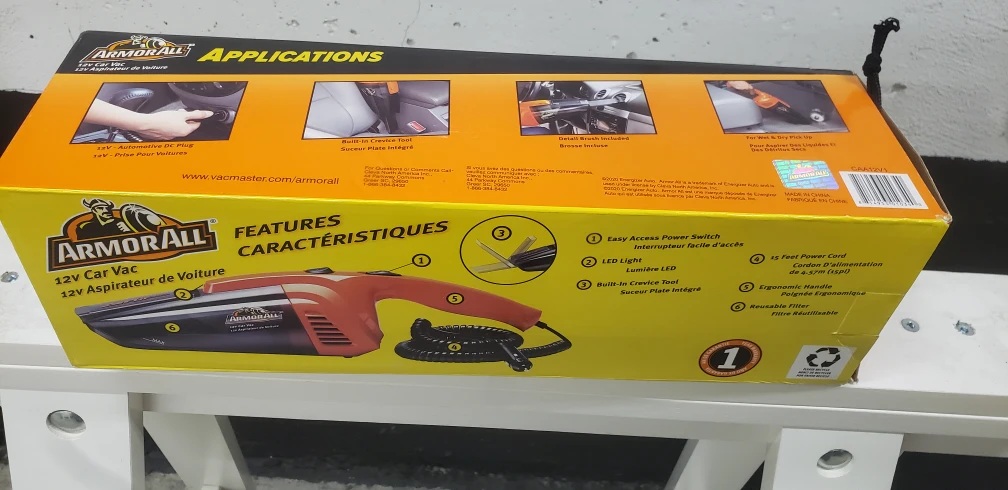 'ArmorAll' car vacuum cleaner; handy thumbnail