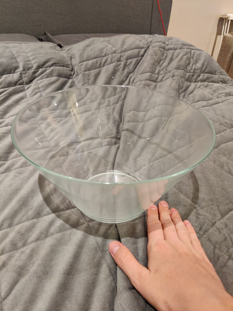 BIG Glass Serving Bowl thumbnail