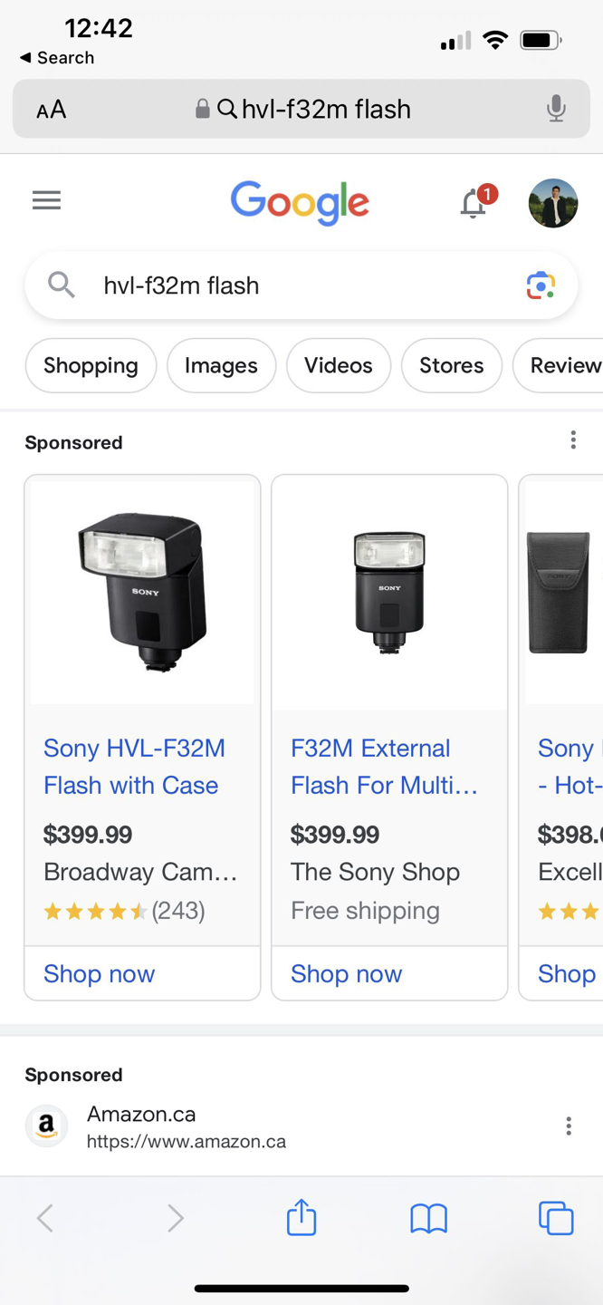 Sony HVL-F32M
Flash with Case thumbnail