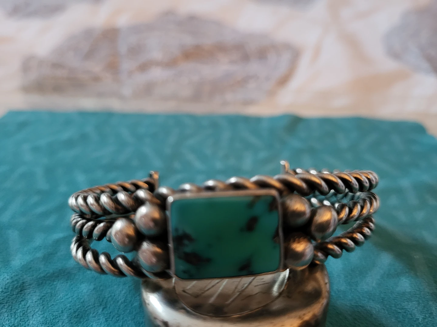 sterling silver and turquoise bracelet - photo 2
