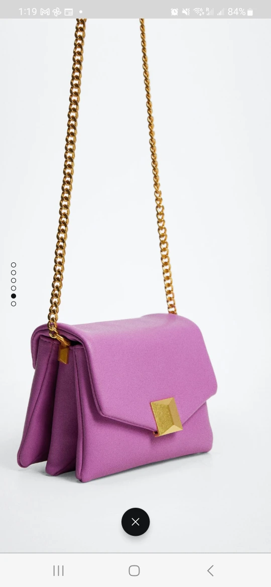 Final offer : Mango Flap Chain purse - Purple