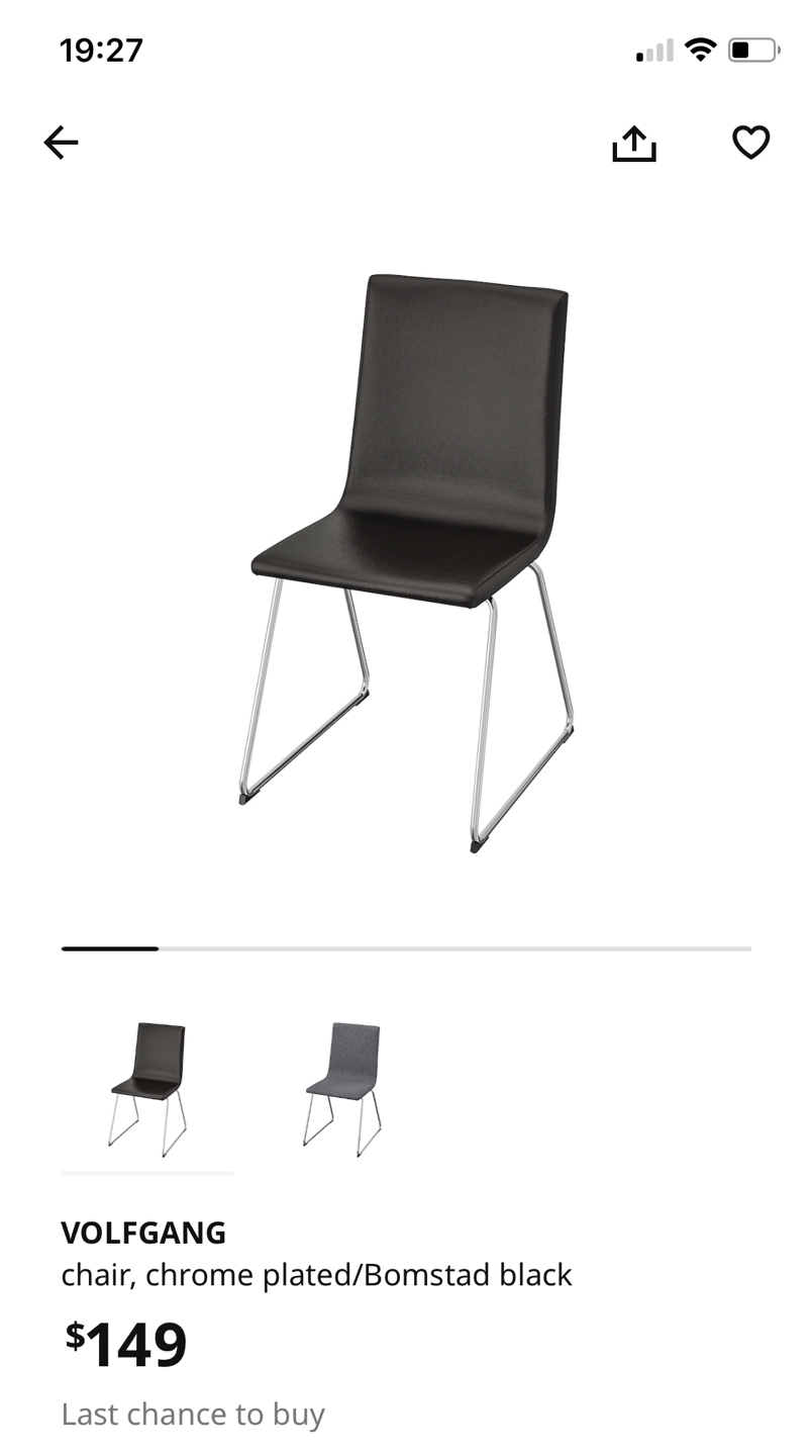 Dining black table and chairs set (or separate) - photo 5