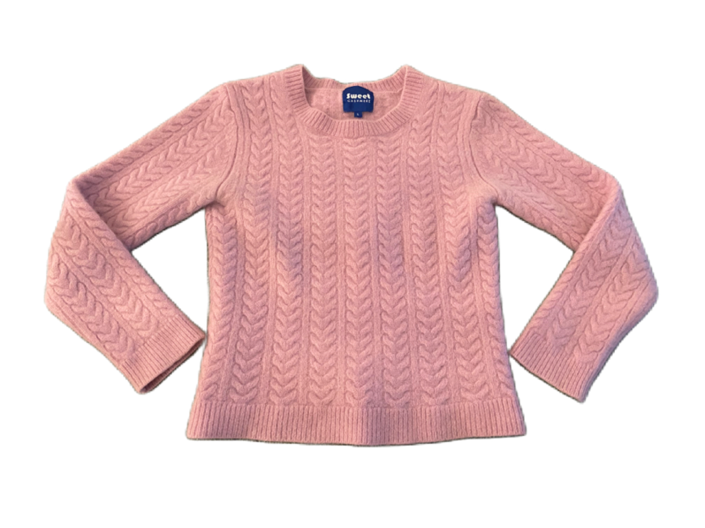 Sweet Cashmere Knit Purple Sweater 100% Cashmere thumbnail