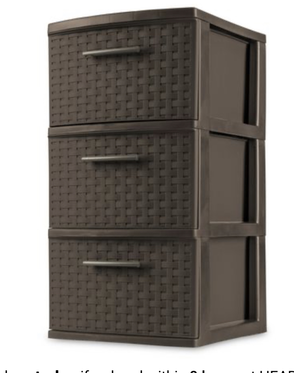 3 Drawer Storage Unit