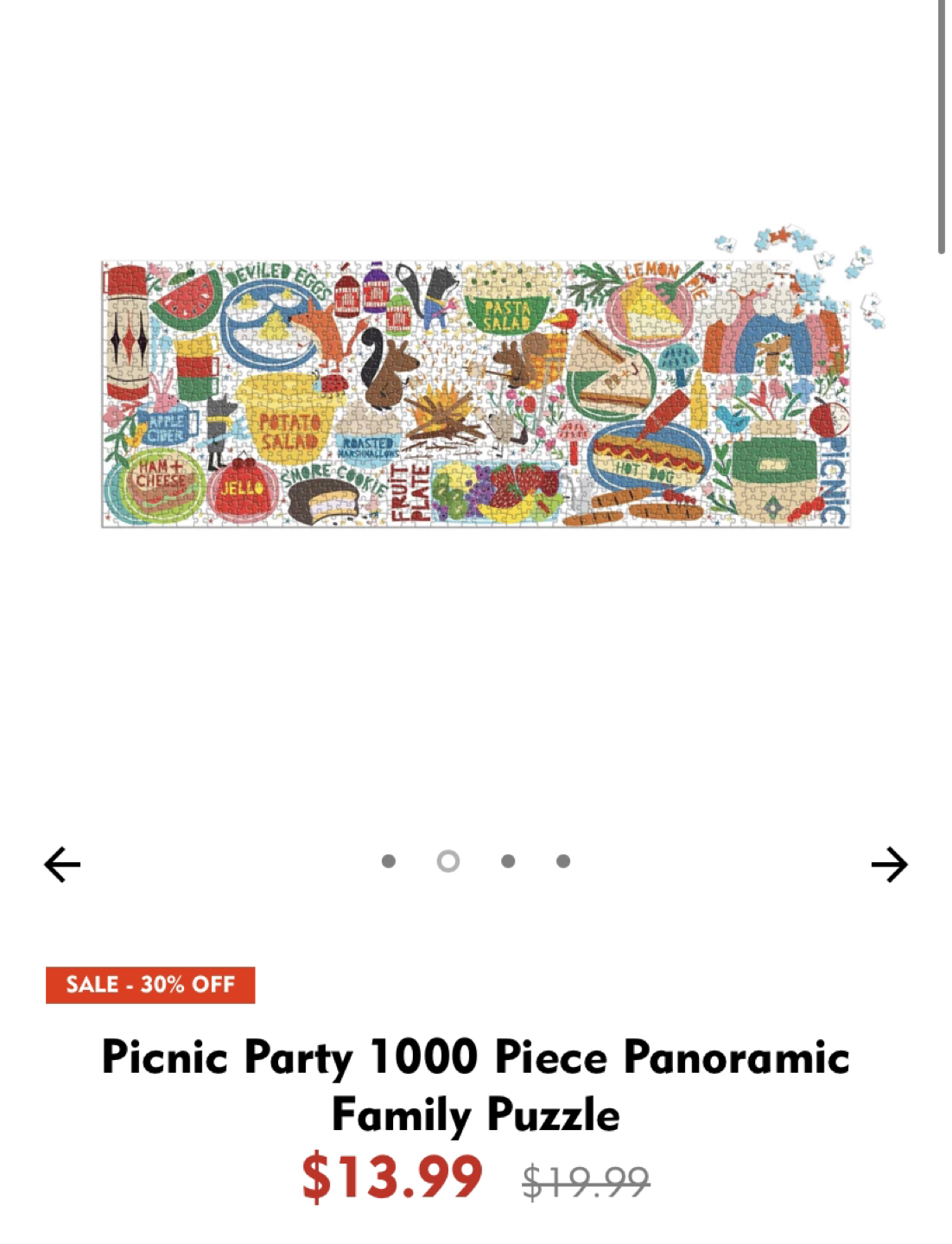 Picnic Party 1000 pieces Puzzle (80% off) image indicator(2)