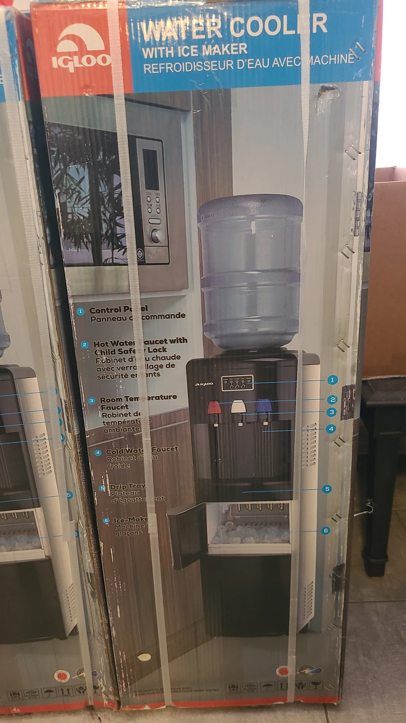 Igloo water dispenser with built-in ice maker - photo 2