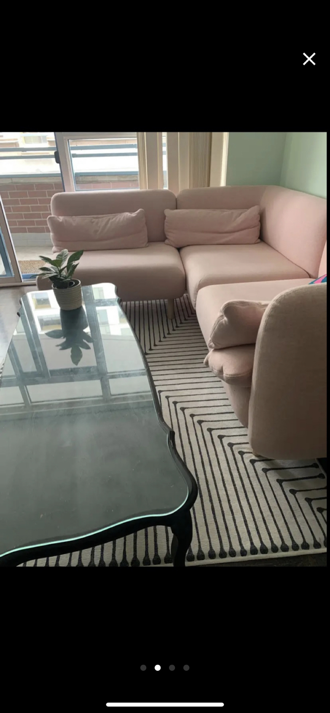 Beveled Glass coffee table - photo 3