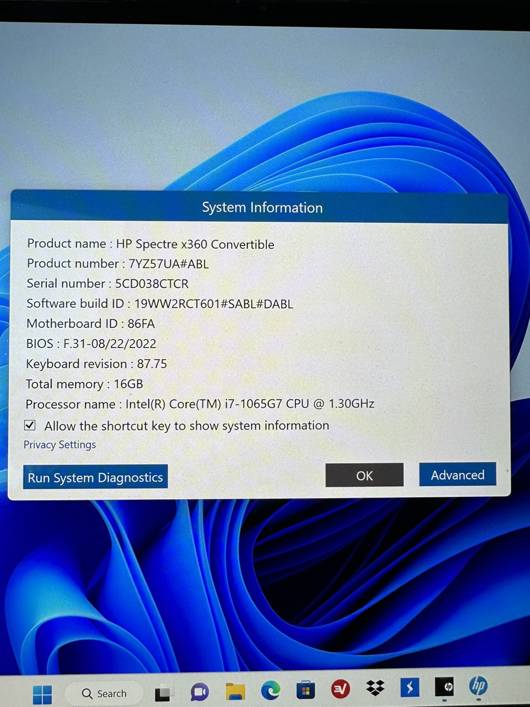 HP Spectre ×360 - 13-aw0090ca