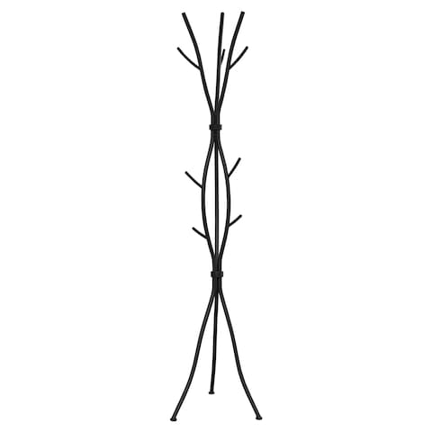 Metal Coat Rack - Monarch Specialties Inc - Black (Unopened Box) thumbnail