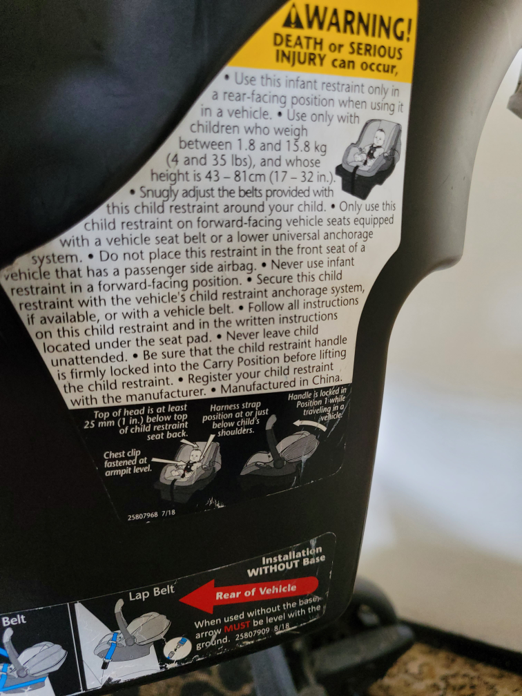 evenflo car seat and adapter for 💰 image indicator(3)