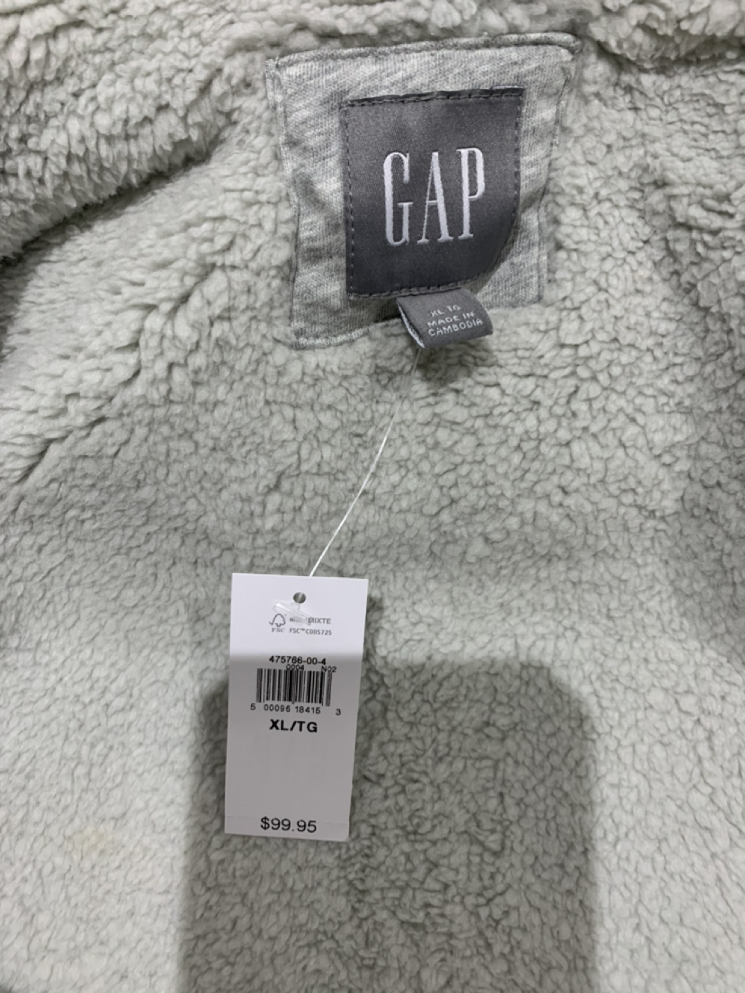 GAP Sherpa hoodie - photo 4