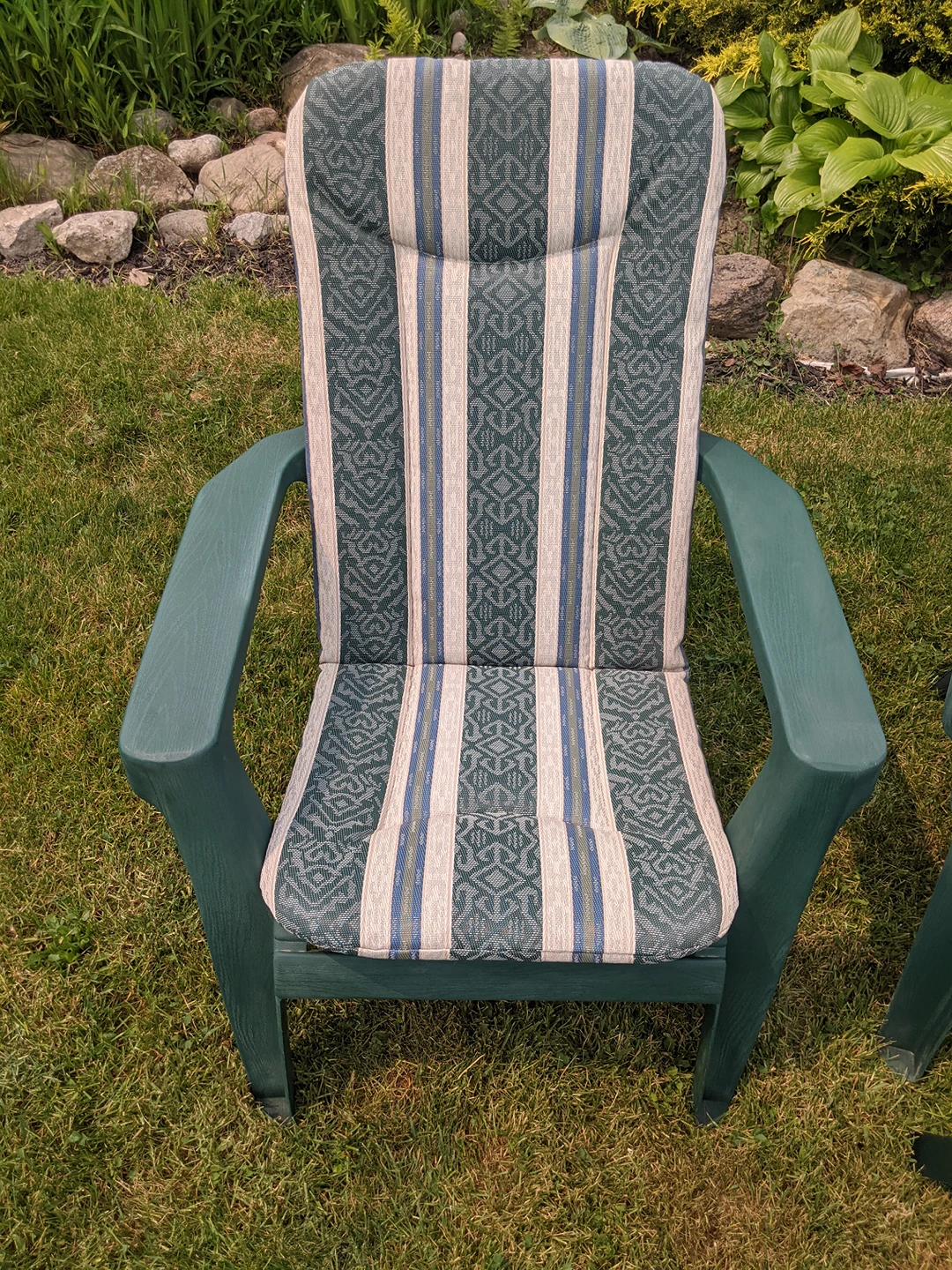 Adirondack Patio Chairs + Cushions + 2 footrests - photo 3