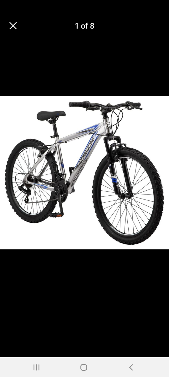 NEW Mongoose Flatrock mountain bike, 21 speeds, 26-inch wheels thumbnail