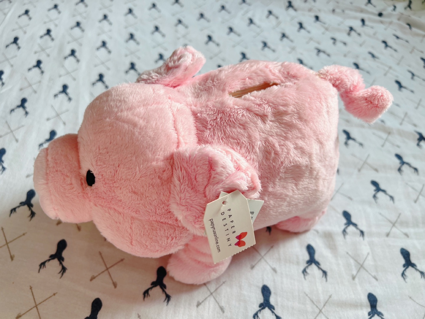 Papyrus Fluffy Piggy Bank Brand New