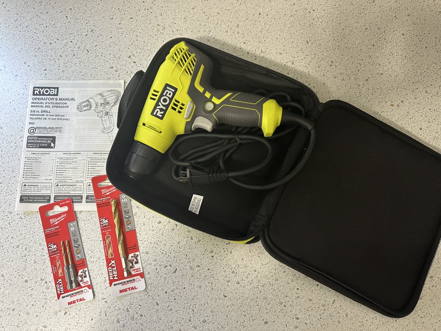 Ryobi Drill (Brand New!)