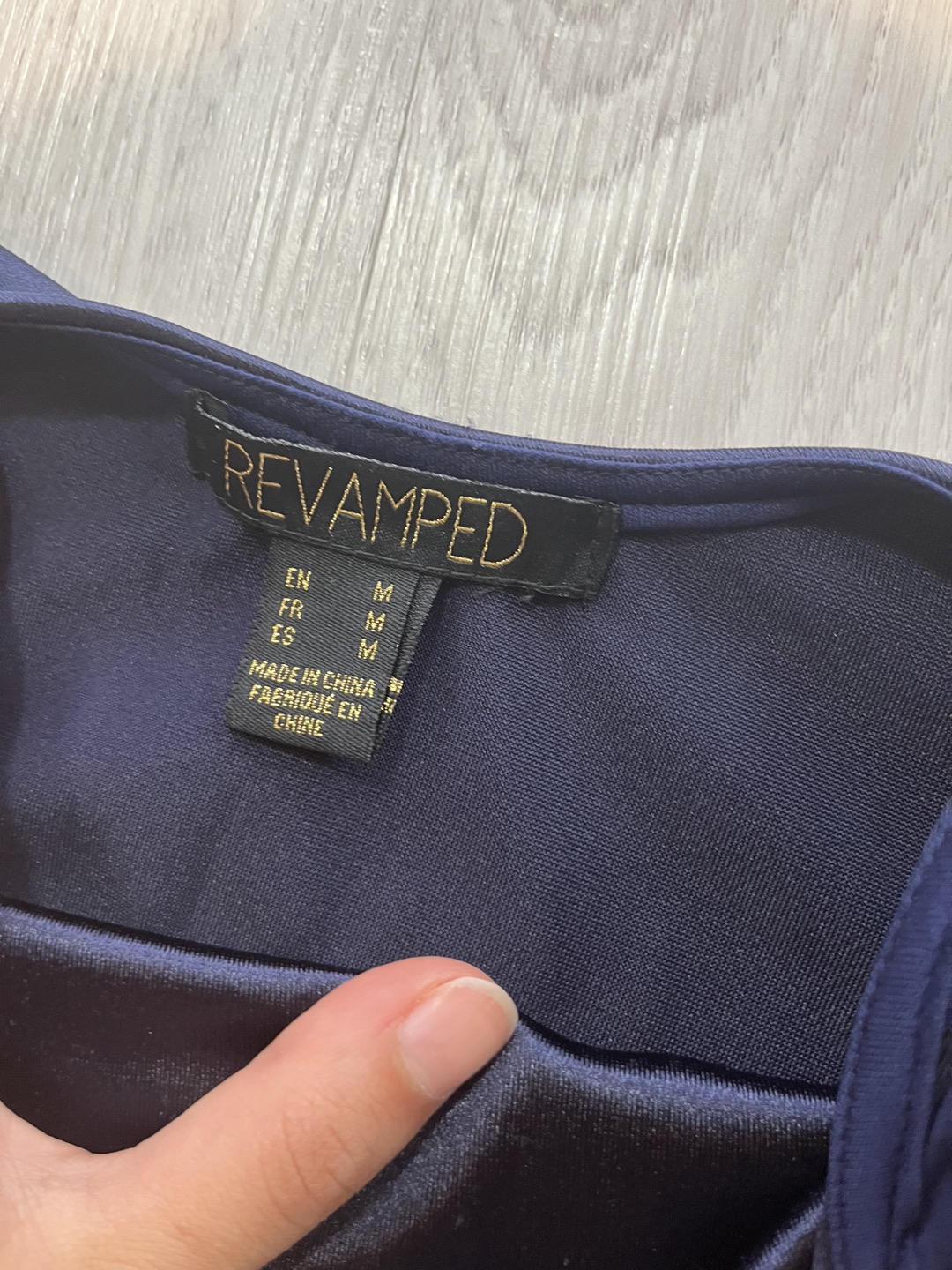 Beautiful Navy Blue Slit Dress image indicator(4)