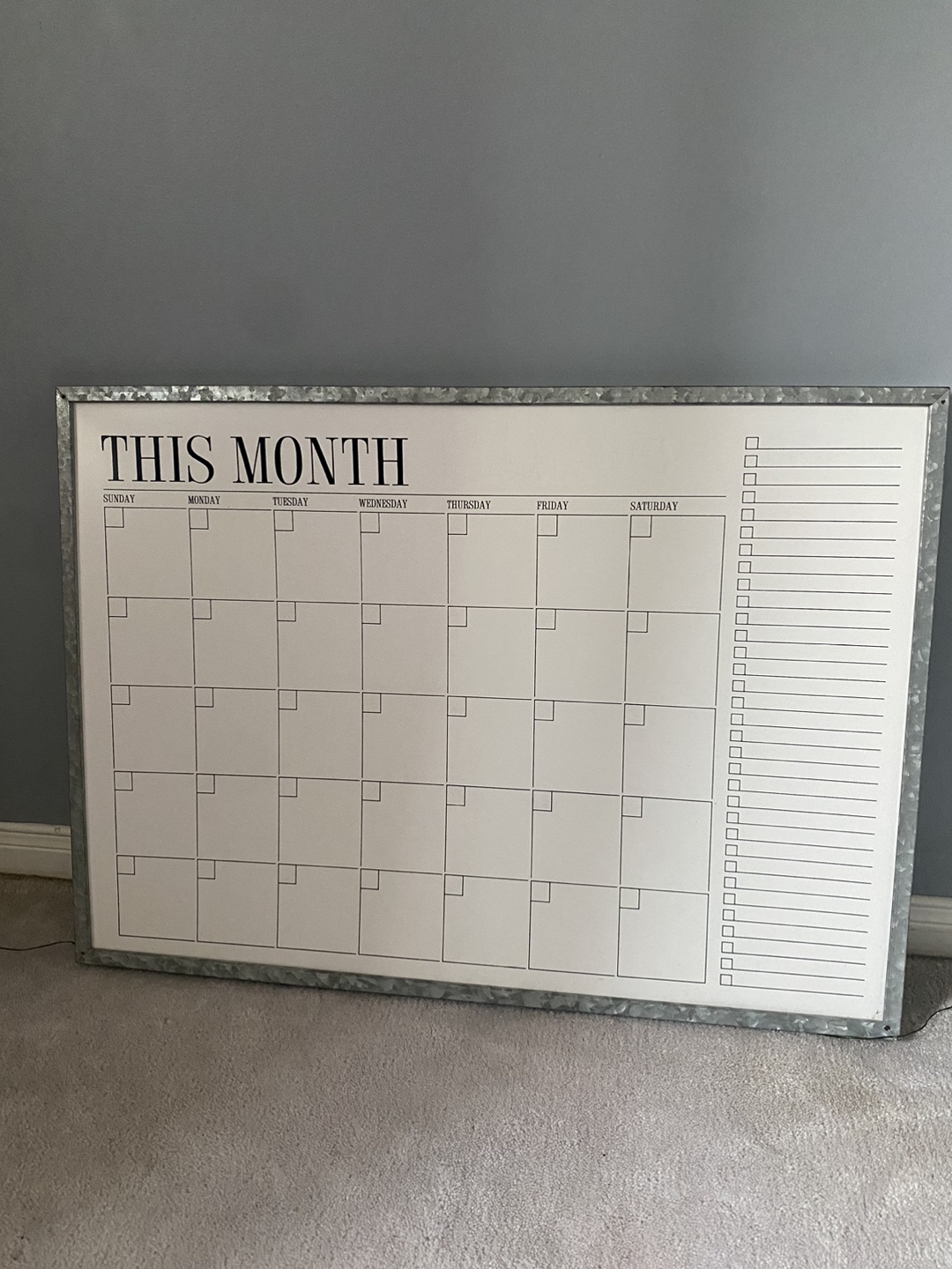 Monthly Wipe board thumbnail