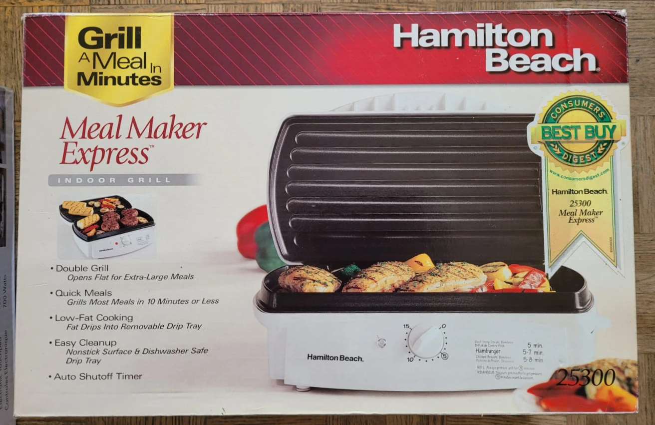 Hamilton Beach 25300 Meal Maker Express Indoor Grill image indicator(3)
