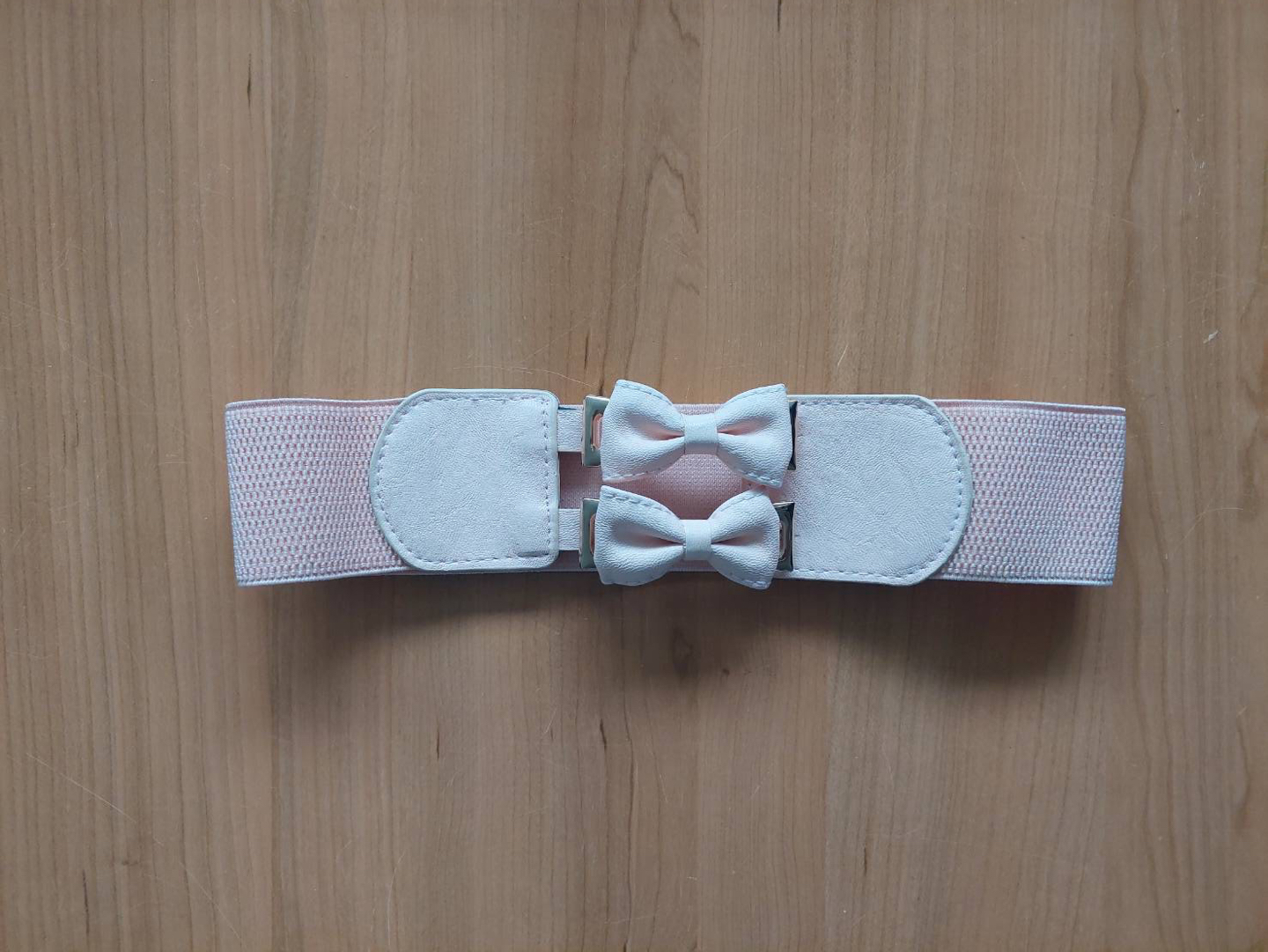 Japan Acza Cute pink ribbon elastic waist belt thumbnail