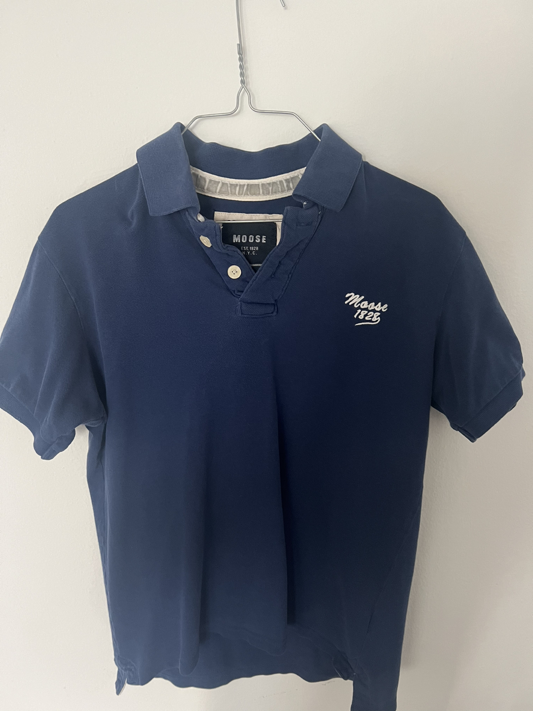 Blue moose shirt