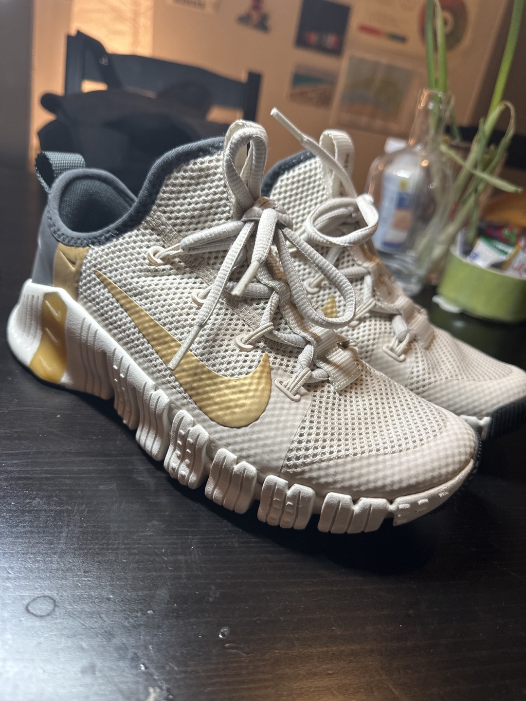 Nike Free Metcon 3 `light Orewood Brown Metallic Gold` thumbnail