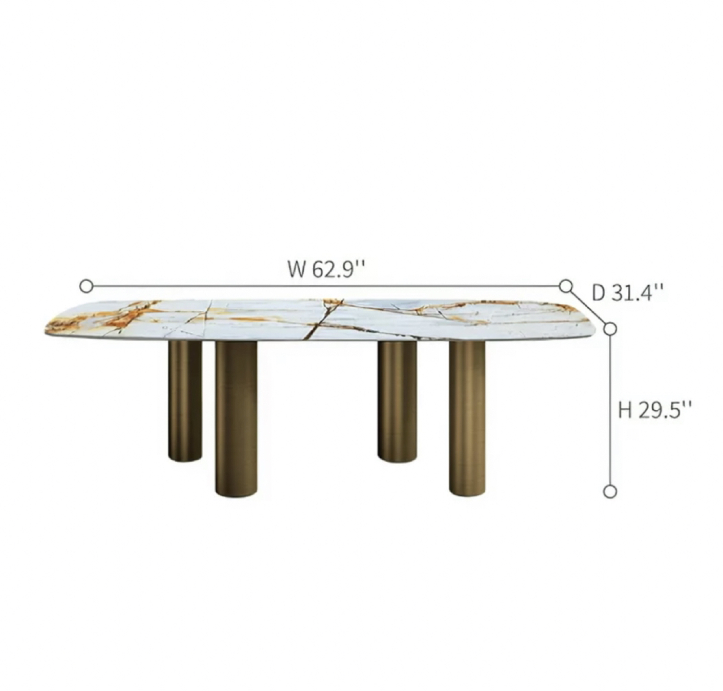 Marble Dining Table - photo 5
