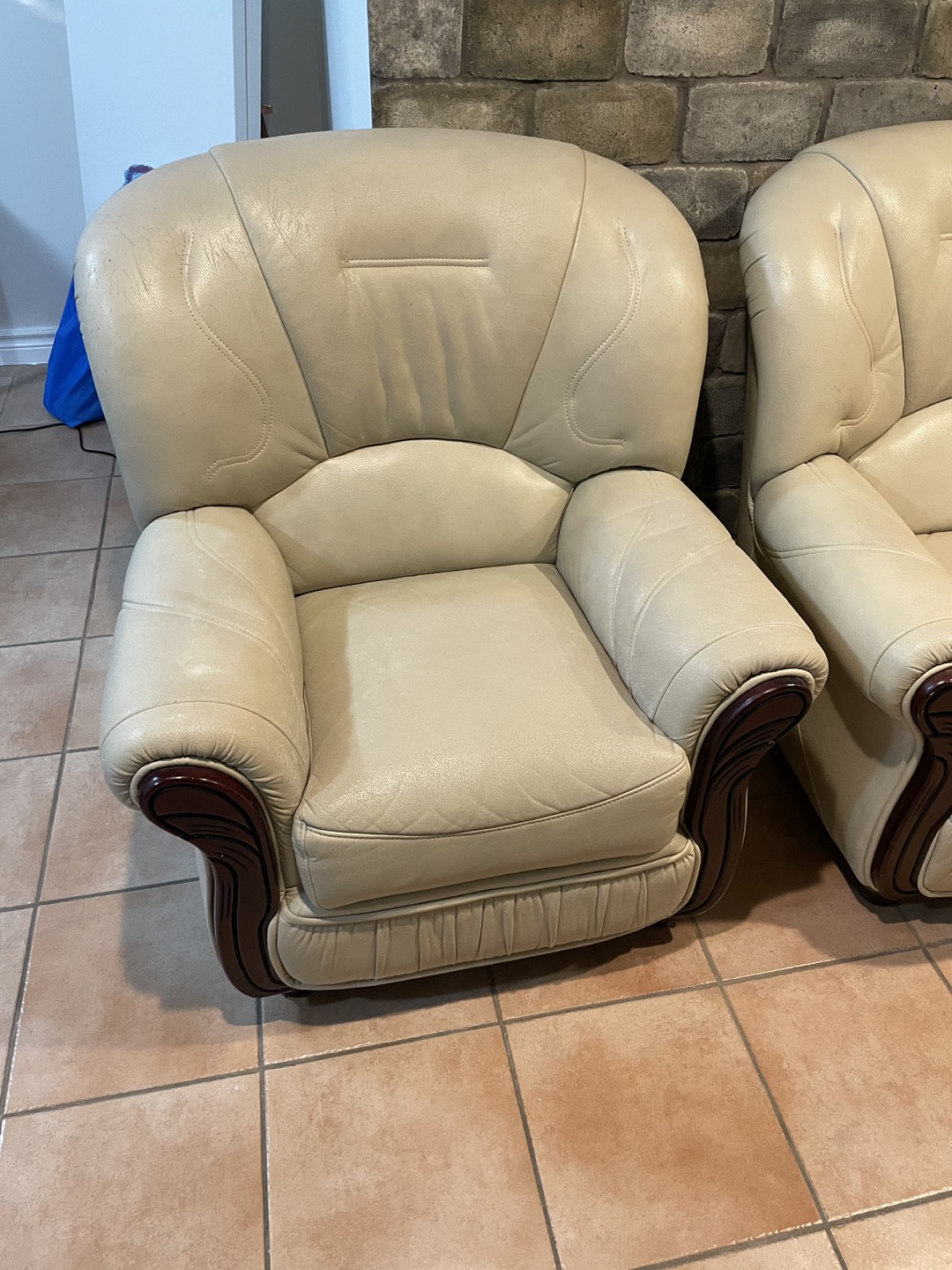 Leather Couches Set (3 piece) - photo 4