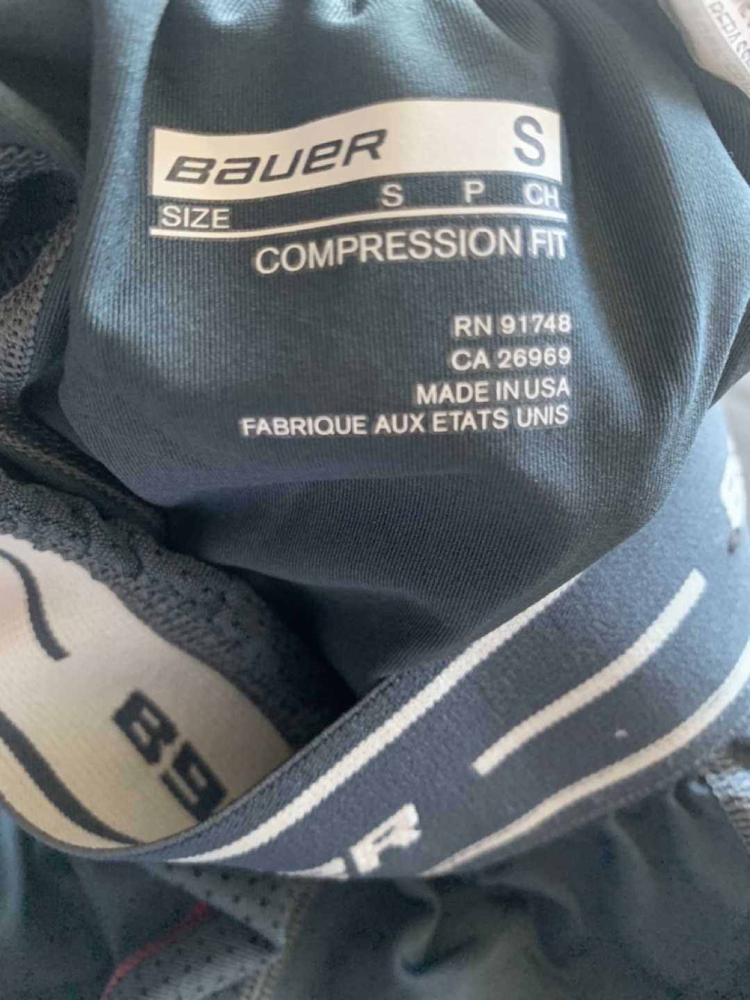 Kids Bauer Compression Tights - Sz S image indicator(2)