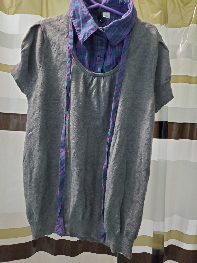 Assorted set of 6 faux collar sweater shirts image indicator(4)