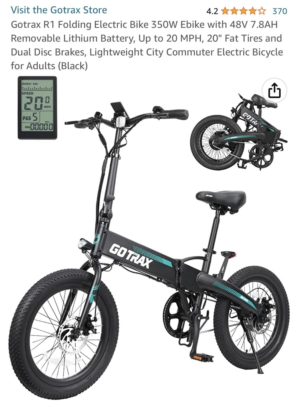 Gotrax foldable Ebike - photo 3