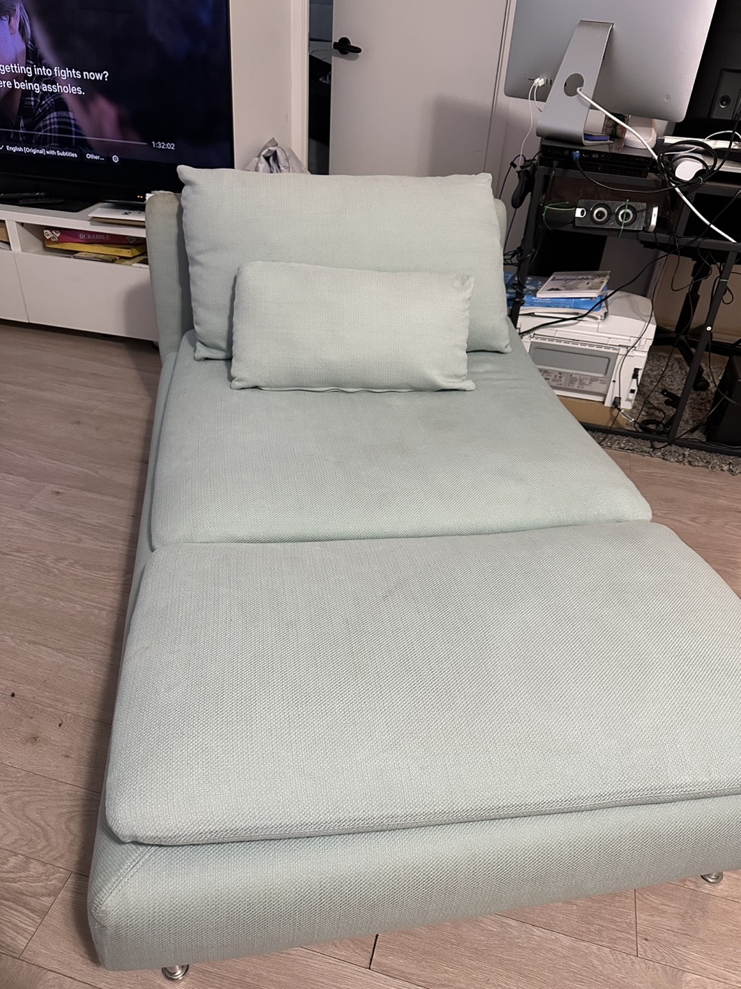 Soderham ikea chaise Turquoise - photo 3
