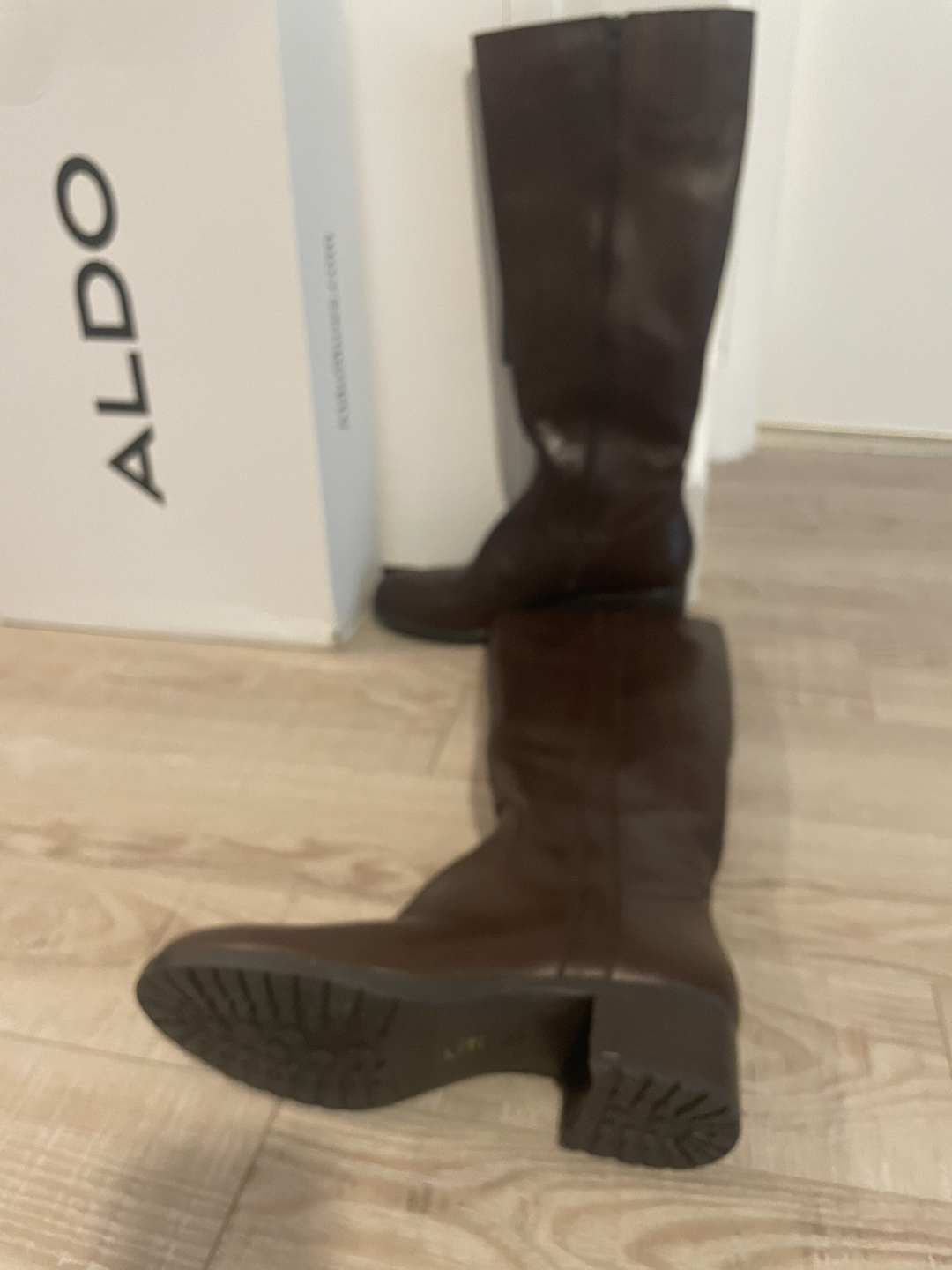 Leather Aldo boots image indicator(2)