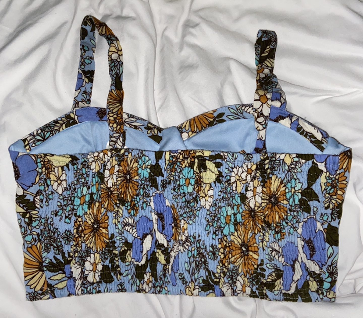 floral cropped tank top image indicator(2)