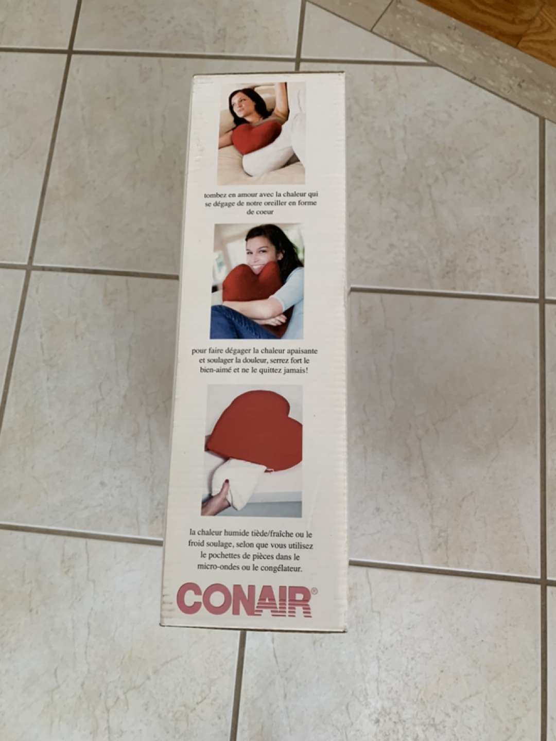 Brand New Con air heart shaped heated pillow therapy