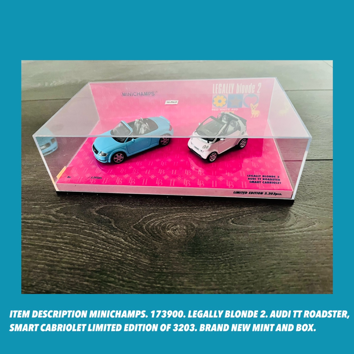 MiniChamps 1:43 Audi TT Roadster & Smart Cabriolet  MIB image indicator(2)