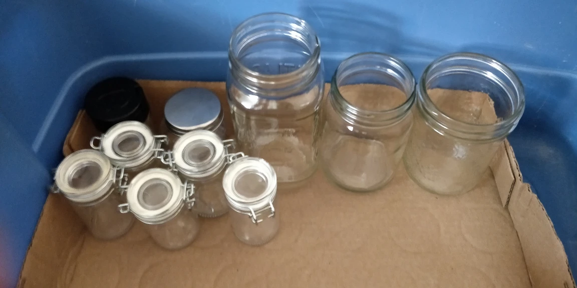 mason jars and spice containers  thumbnail