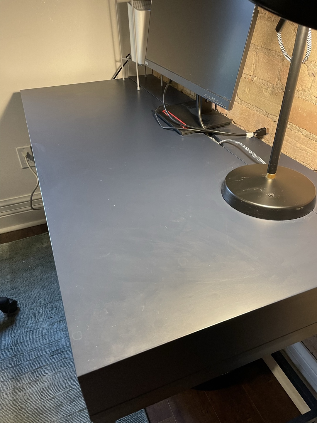 IKEA desk - blue - photo 2