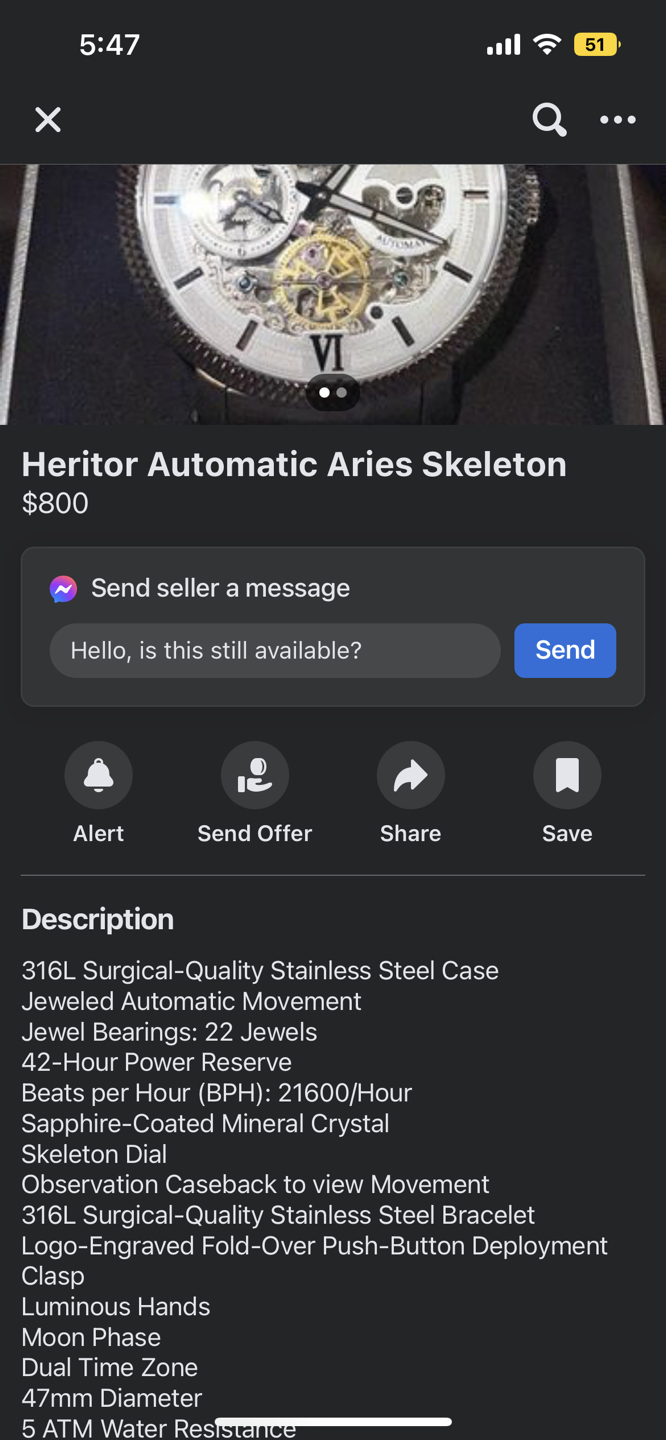 Men’s Watch (Brand New) image indicator(5)