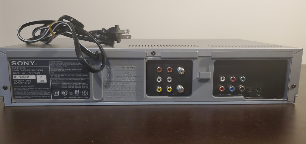 Sony DVD VHS combo player  SLV-D350P - photo 4