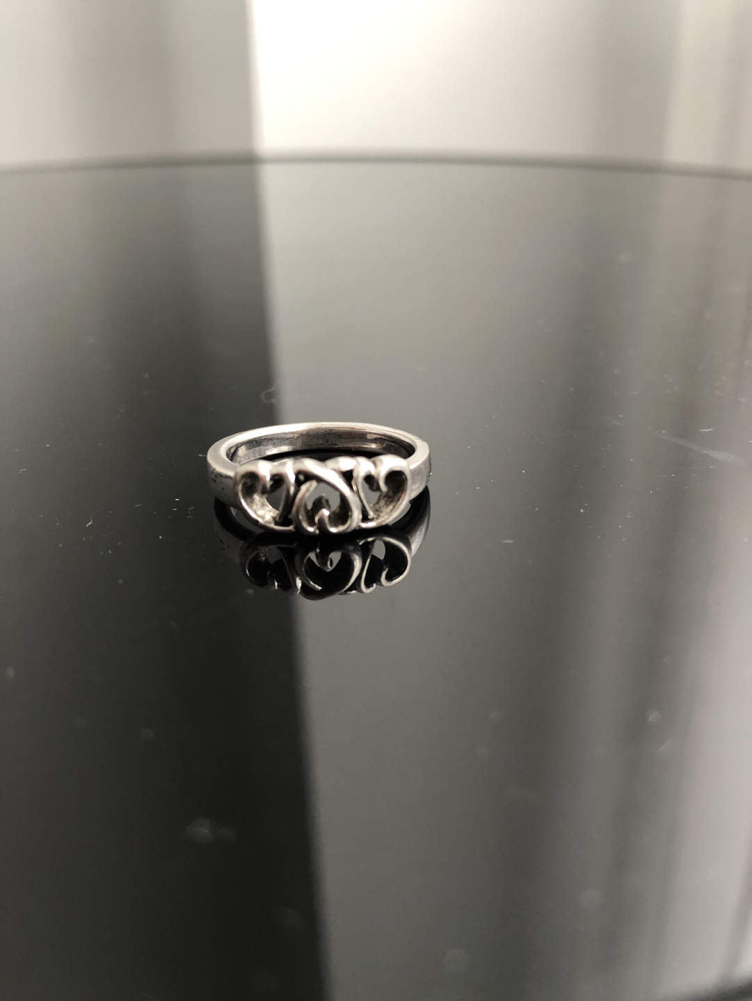 Silver heart rings - photo 3