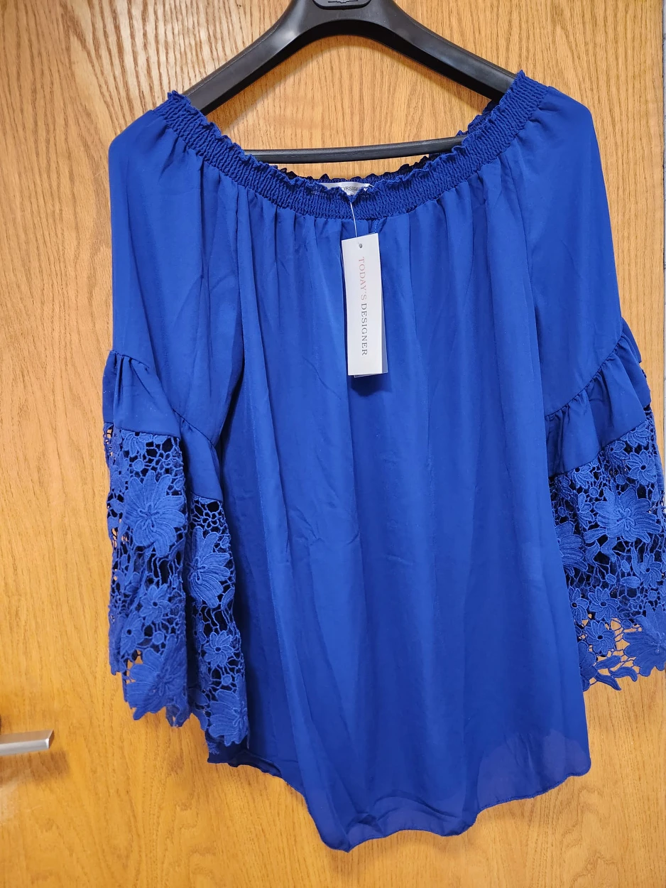 #freecycle Long sleeve blue - medium thumbnail