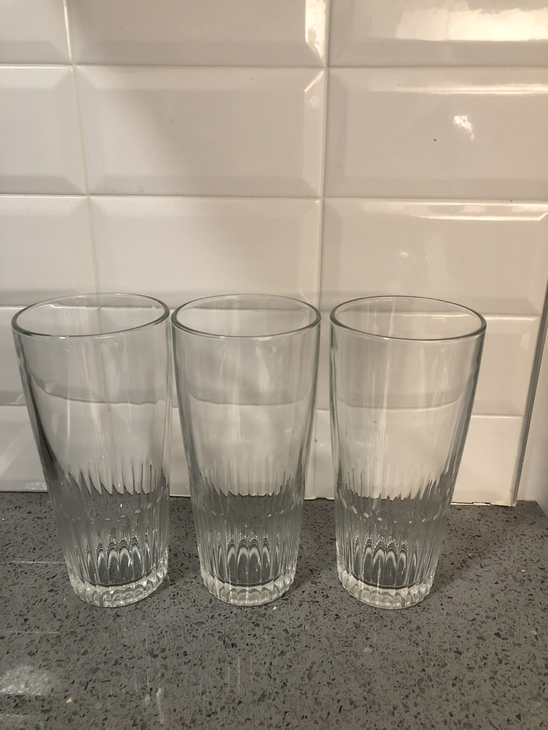 3 Tall Drinking Glasses thumbnail