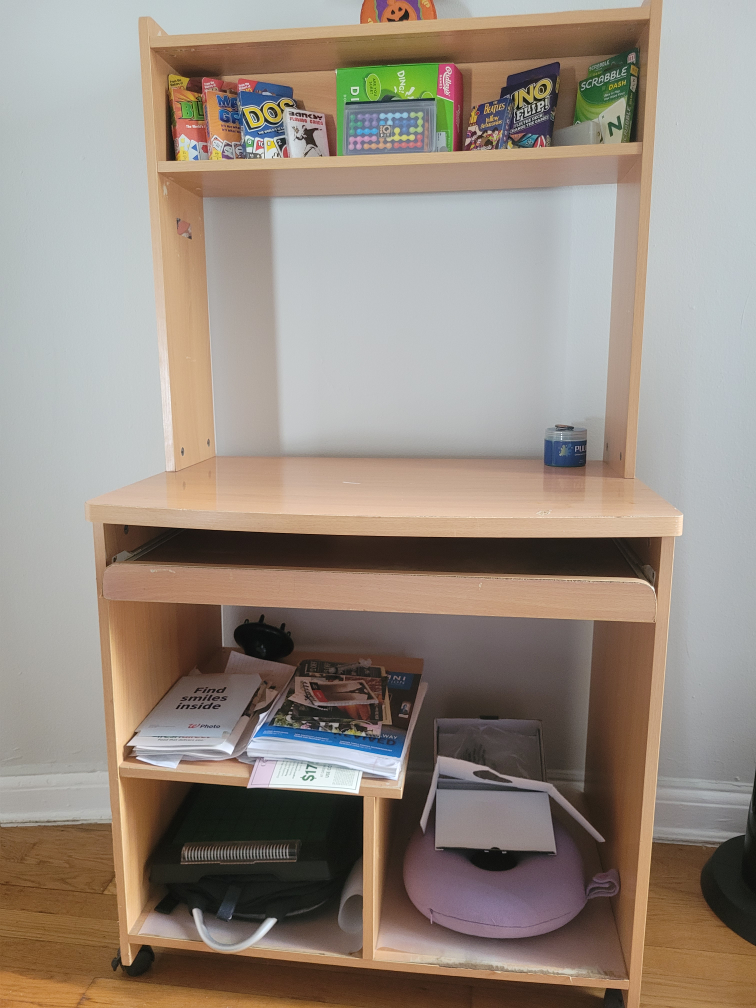 Old school PC table #freecycle