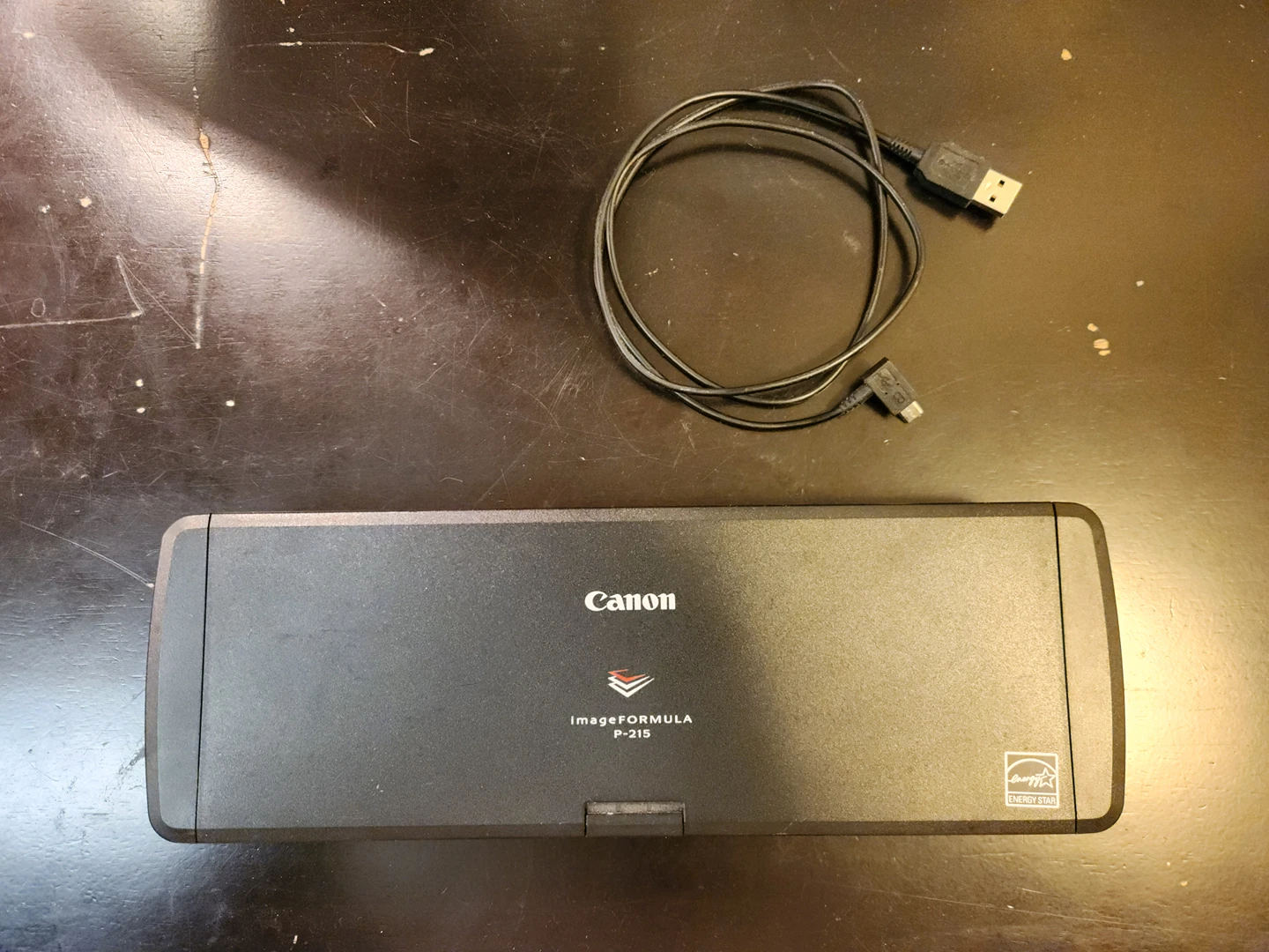 Canon p215 600dpi scanner (with thick id card scanner thumbnail