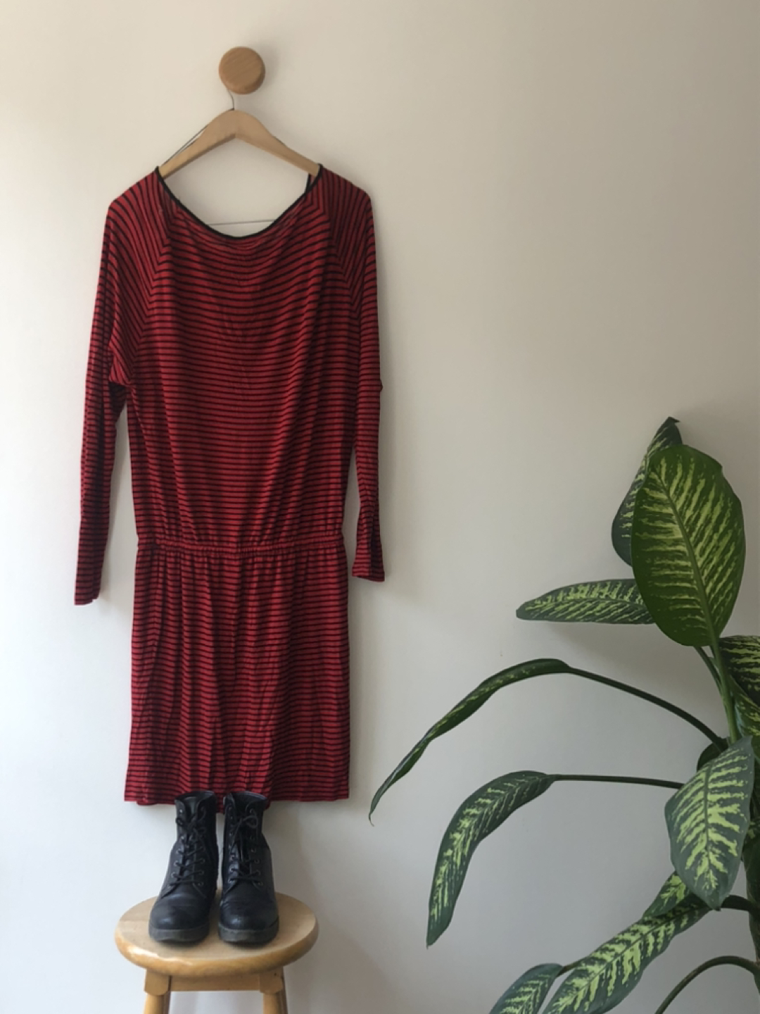 XS-M- Michael Kors Red Striped Dress image indicator(4)