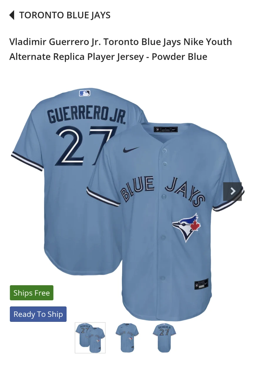 Blue Jays Jersey thumbnail