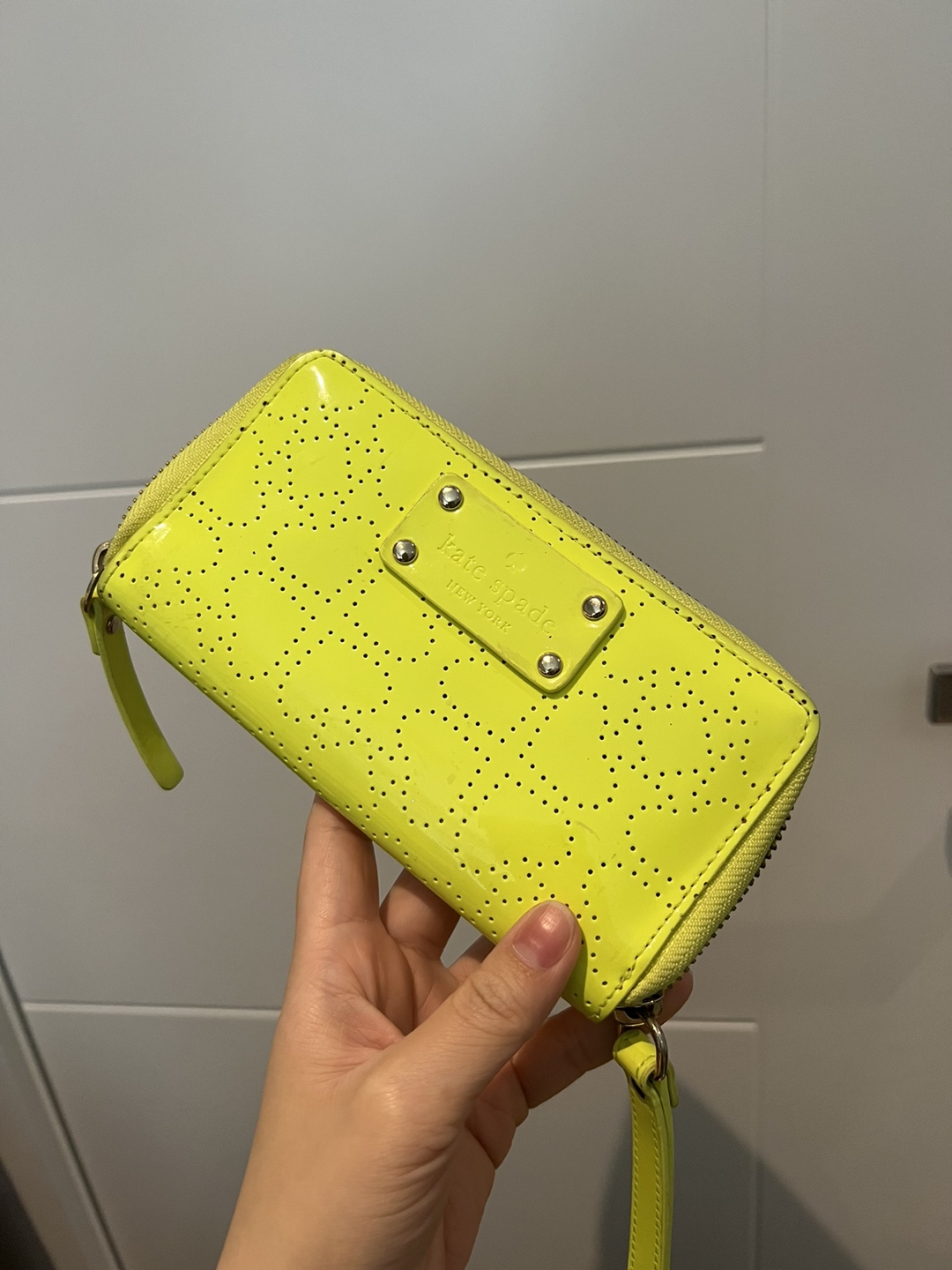 yellow kate spade wallet